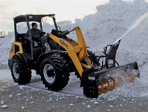 gehl skid steer plowing snow deep deep|HEAVY EQUIPMENT SNOW PLOWING HEAVY DEEP SNOW.